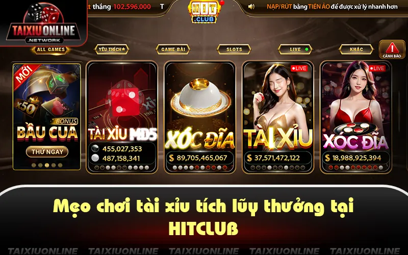 Bàn cược tài xỉu Online 3D HITCLUB cùng sự kiện thưởng lớn
